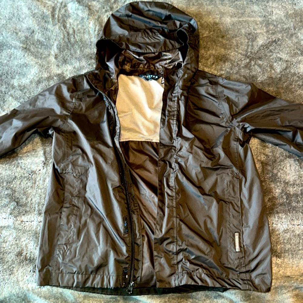 Iceberg Outerwear‎ youth size M 12/14 windbreaker. Dark gray.